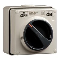 Clipsal - 56 Series, Surface Switch, 1 Gang, 250VAC, 10A - Chemical Grey