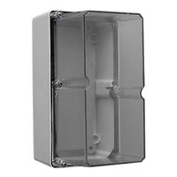 Clipsal - 56 Series, Adaptable Enclosure, Deep, 2 Gang, 140x101x198mm - Grey