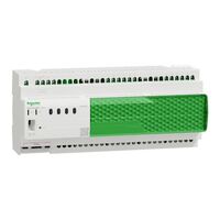 SpaceLogic C-Bus, Dimmer, 4 channel, 2A per channel, DIN rail mount, inbuilt switchable C-Bus power supply, white