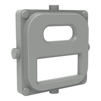 Clipsal Iconic, Mechanism Cap, USB Dual Port, Type A+C - Ash Grey