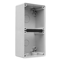 Clipsal - 56 Series, Mounting Enclosure, 2 Gang (198 x 101 x 63mm high) - Grey