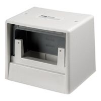 Clipsal - Mounting Accessories, Floor Outlet Housing, to Suit 2 standard size plates - White Electric