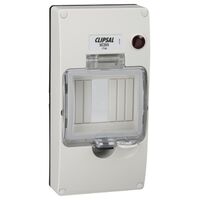 Clipsal - 56 Series, Mounting Cover Kit, 4 Module, with 240/415V Neon - Grey