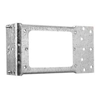 Clipsal - Mounting Accessories, Metal Bracket, with Fixing Nails Horizontal