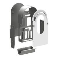 EVlink Pro AC, Kit enclosure, Metal, for 1 wall-mounted charging station, steel