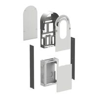 EVlink Pro AC, Kit enclosure, Metal, for 1 floor-standing charging station, steel