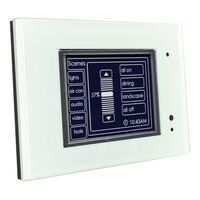C-Bus Control and Management System, MKII Touchscreen, Saturn Series, with Logic Engine - Pure White
