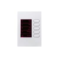 C-Bus eDLT, Wall Switch, Saturn Zen, Fascia Grid - Zen White
