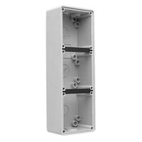 Clipsal - 56 Series, Mounting Back Box, 3 Gang - Grey