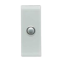 Saturn Series, push-button Switch LED Architrave, 1 Gang - Ocean Mist