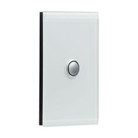 Saturn Series, Switch Grid and Cover Assembly, 1 Gang, Less Mechanism - Ocean Mist