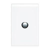 Saturn Series, Switch Cover, 1 Gang - Pure White