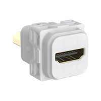 Clipsal Iconic, HDMI 1.4 Female Connecto, Straight - Translucent