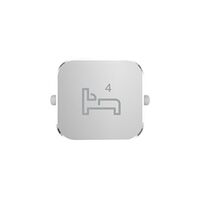 Clipsal Iconic, Styl Rocker, BED 4 - Silver