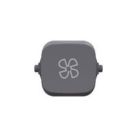 Clipsal Iconic, Essence Rocker, FAN - Ash Grey