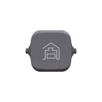 Clipsal Iconic, Essence Rocker, KITCHEN - Ash Grey