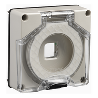 Clipsal - 56 Series, 40 Module Adaptor, 1 Aperture, Less Enclosure - Grey