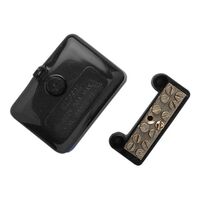 Clipsal - Max 4, Mini Neutral link, 110 A 500 V 6 hole with cover Black