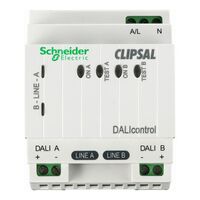 DALIcontrol Lighting Control System, Din-Mount Power Supply & Serial Interface, Two Dali lines
