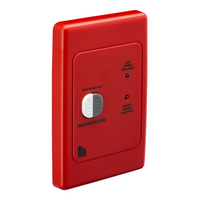 Medilec, Residual Current Circuit Breaker, 2 Pole, 20A, 10mA, Vertical - Red