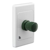 Medilec, Equipotential Earthing Stud, Vertical Mount, 1 Gang - White Electric