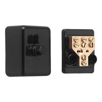 Clipsal - Max 4, Meter link, 90 A 500 V 4 holes Black