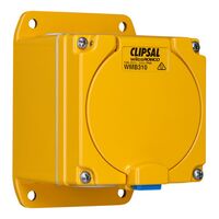 Metal Clad, Socket Outlet, 1 Gang, 250V, 3 Flat, Cast Aluminium Material