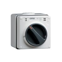 Clipsal - 56 Series, Surface Switch, 1 Gang, 2 Pole, 250VAC, 10A - Grey