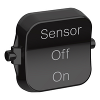 Pro Series, Rocker Toggle, 3-pos SENSOR-ON-OFF - Black