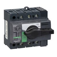 ComPact, Switch disconnector, Compact INS40 , 40 A, standard version with black rotary handle, 3 poles