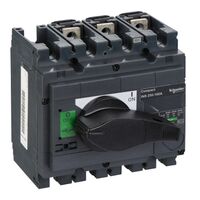 ComPact, Switch disconnector, Compact INS250-160, 160 A, standard version with black rotary handle, 3 poles