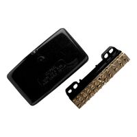Clipsal - Max 4, Maxi Neutral link, 110 A 500 V 11 hole with cover front wiring Black