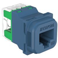 Clipsal Actassi, S-110 RJ45 Connector, 40M, Unshielded Cat 6, Bag x1 - Blue