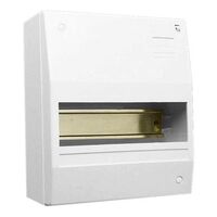 Max 4 Consumer Switchboards, Switchboard Enclosure, Series 4CC, 9 Module, Surface Mount, Full DIN Rail - White Electric