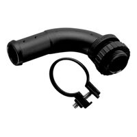 Clipsal - Cable Management, Angled Terminator, 16mm - Black