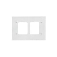 Medilec, Flush Mount Metal Plate, Wall Boxes, 2 Gang, Fascia