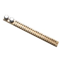 Clipsal - Max 4, Link bar, 165 A 24 hole length 223 mm 2 hexagon head