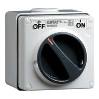 Clipsal - 56 Series, Surface Switch, 1 Gang, 3 Pole, 500VAC, 63A - Grey