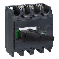 ComPact, Switch disconnector, Compact INS400 , 400 A, standard version with black rotary handle, 3 poles