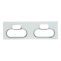Saturn Series, Cover Socket Outlet, Quad switched, Horizontal - Ocean Mist