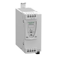 Phaseo ABL7 ABL8, Regulated Switch Power Supply, 1 or 2 phase, 100..500V, 24V, 5A
