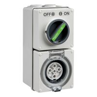 Easy56, Switched Socket, 5 Pin, 10A, 500V