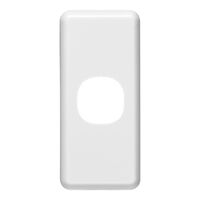 Classic C2000 Series, Switch Plate Cover, 1 Gang, Architrave - Black