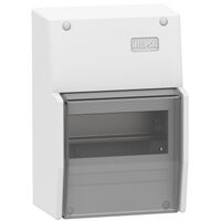 MAX9, Switchboard Enclosure, Type 1, 1 Row, 6 Ways, Surface Mounted