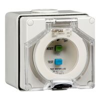 Clipsal - 56 Series, Residual Current Circuit Breaker, 2 Pole, 20A - Grey