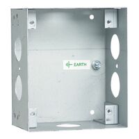 Medilec, Flush Mount Metal Plate, Wall Boxes, 1 Gang, Wall Box