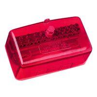 Clipsal - Max 4, Maxi Active link, 110 A 500 V 11 hole with cover front wiring Red