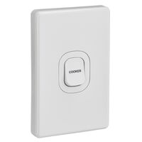 Classic C2000 Series, Switch Mechanism, 250V 45A Vertical Marked COOKER - White Electric