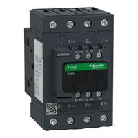 TeSys D, Contactor, TeSys Deca, 4P(4 NO), AC-1, 0 to 440V, 80A, 380V AC 50/60Hz coil