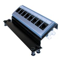 StarServe, Actassi Telephone and Data Patch Panel, Angled, Cat6, 8 Port, RJ45 Keystone Jack